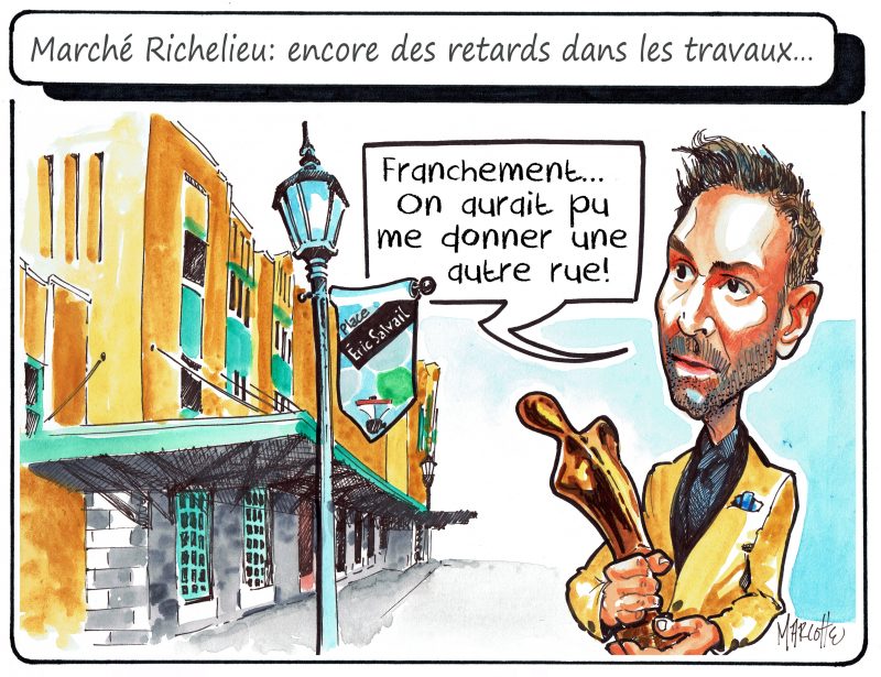 Les retards dans les travaux ont-ils découragé Éric Salvail? :) | Gilles Bill Marcotte