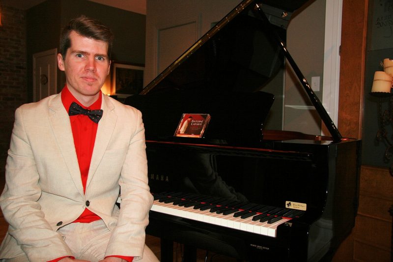 Le pianiste Antoine Laporte. | Photo: Gracieuseté – Jean Doyon