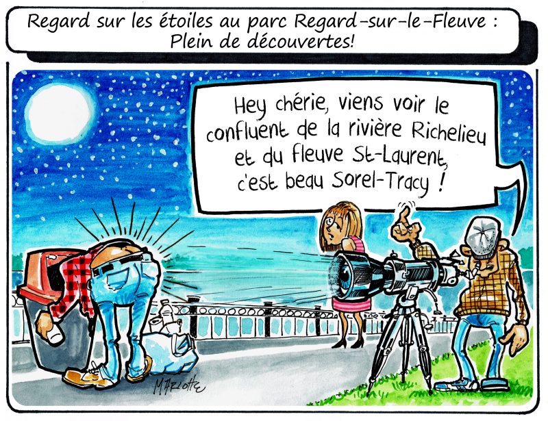 Caricature de Gilles Bill Marcotte. | Gilles Bill Marcotte