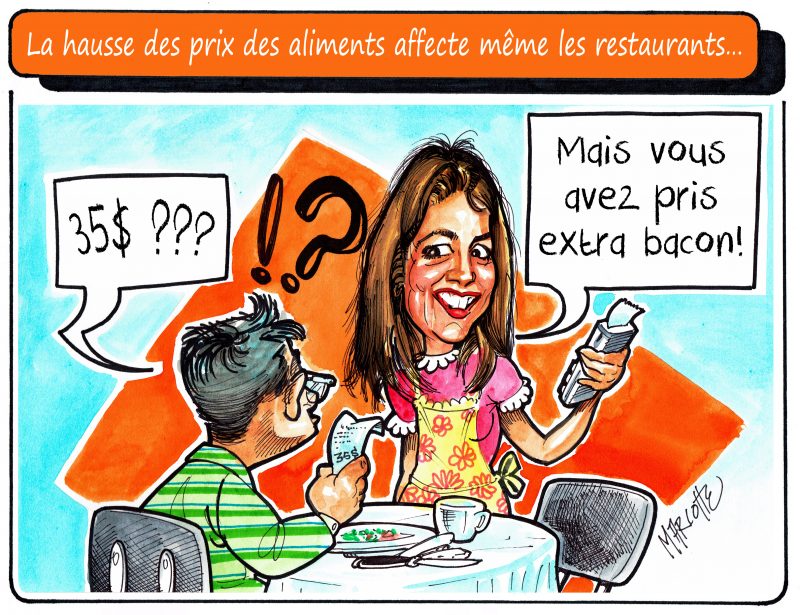 La hausse du prix du boeuf et du porc affecte les restaurateurs, mais aussi les clients! | Gilles Bill Marcotte