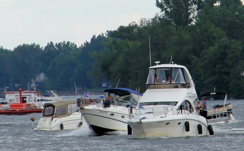 La situation des vagues sur la rivière Richelieu inquiète L’Association des riverains du Richelieu. | Photo: Gracieuseté