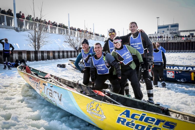 La 3e édition de la Course de canot à glace de Sorel-Tracy s'est déroulée aujourd'hui. | Photo: TC Media - Pascal Cournoyer, Photo: TC Media - Pascal Cournoyer, Pascal Cournoyer